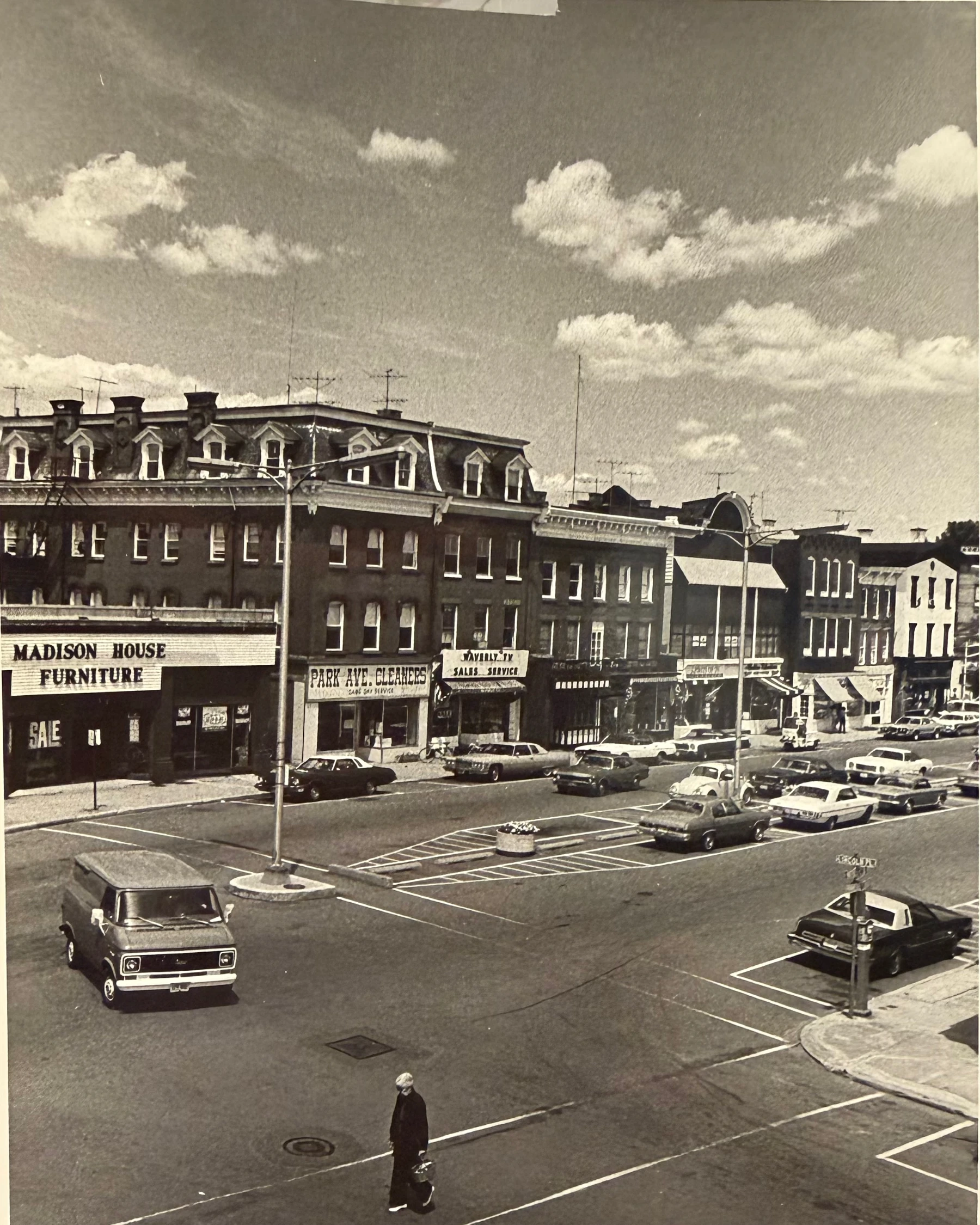 Waverly TV storefront on Waverly Place in Madison, NJ, circa 1950s
