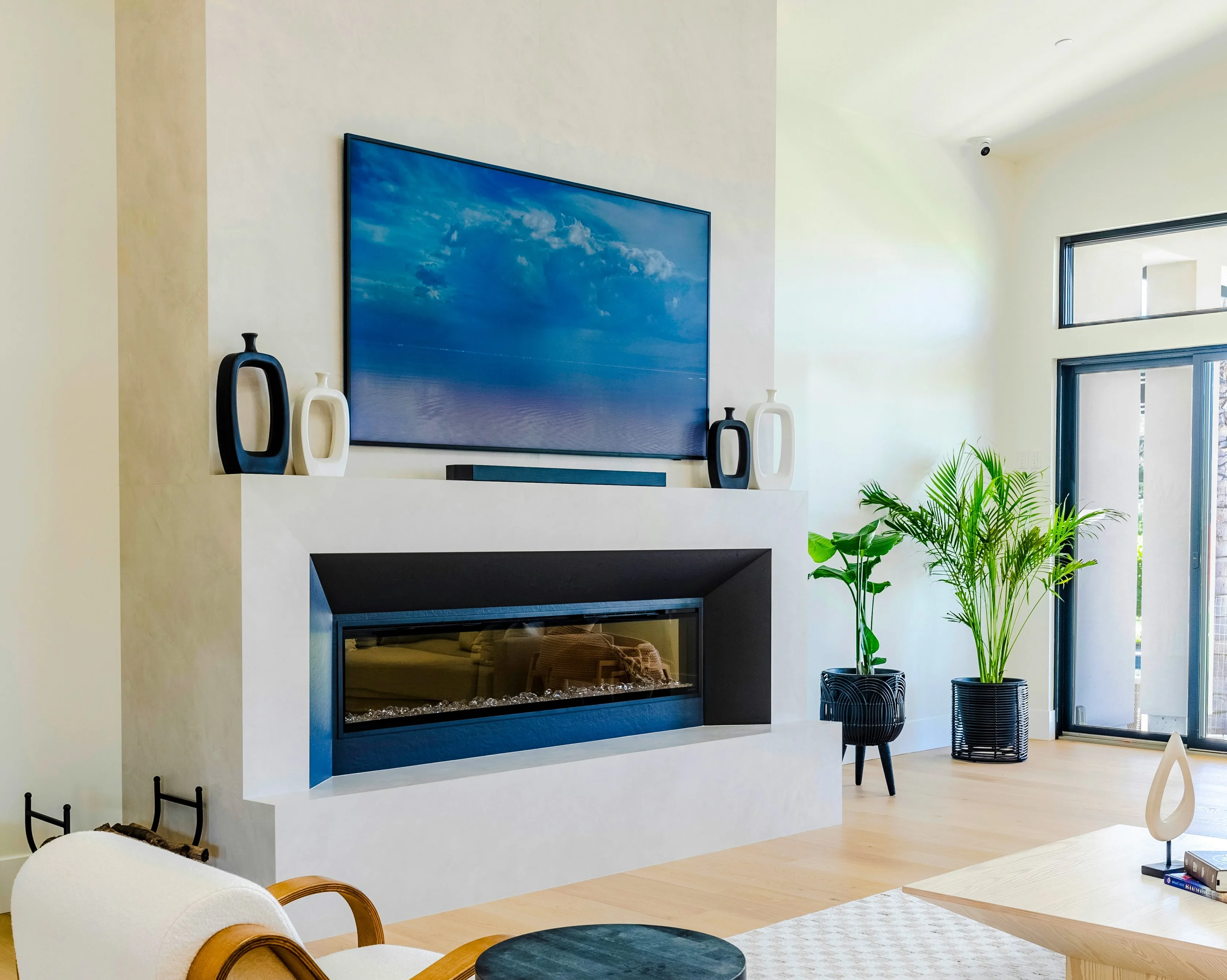 Full Sonos home theater setup in a beautifully designed living space
